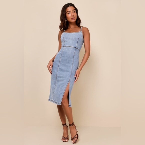 GISELLE denim dress / Steve Madden (2) - Picture 1 of 4
